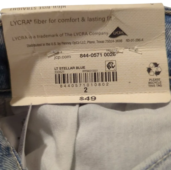 a.n.a High-Rise Straight Jeans - Picture 6 of 6